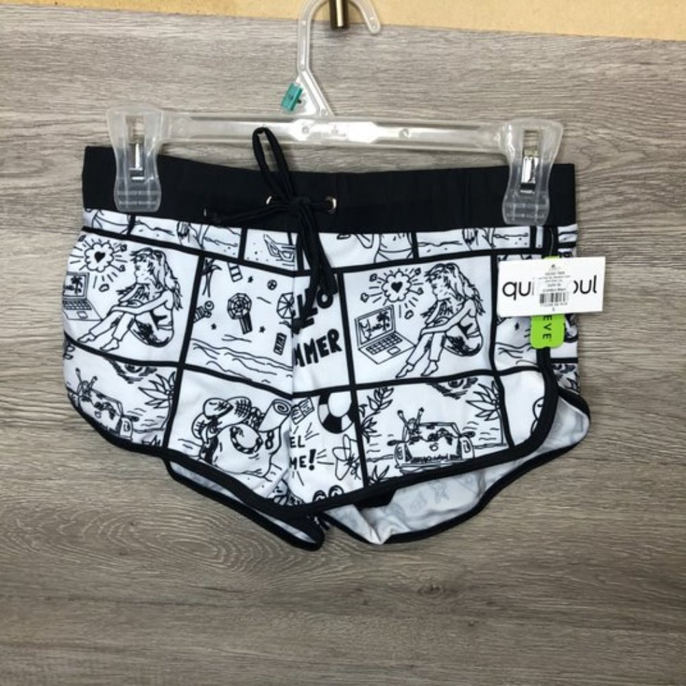 Quintsoul Womens Small Low Rise Swim Shorts NEW